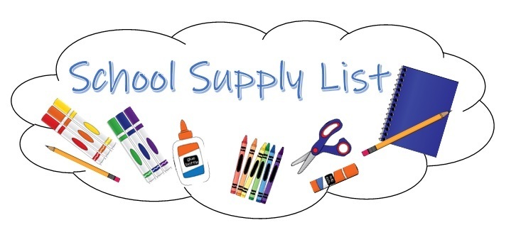 School Supply List 2023-2024