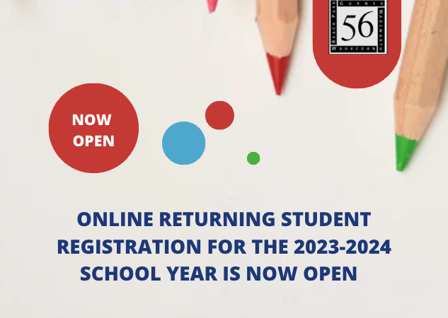 Returning Student Online Registration 23-24