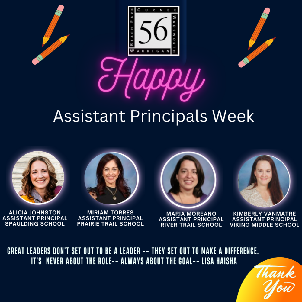 National Assistant Principals Week River Trail School