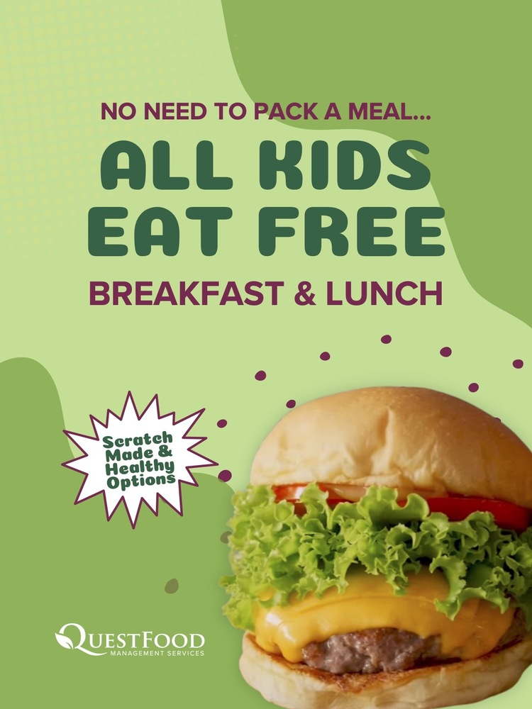 Flyer for FREE Breakfast and Lunch!