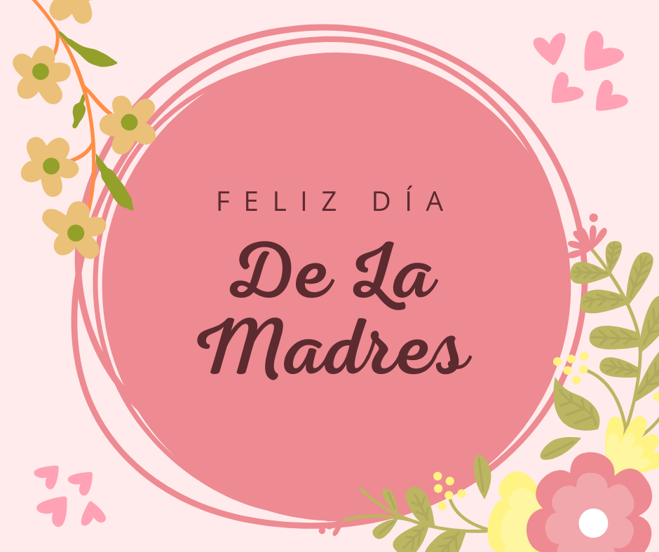 Happy Mothers day In spanish flyer 